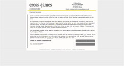 Desktop Screenshot of crossandjames.co.uk
